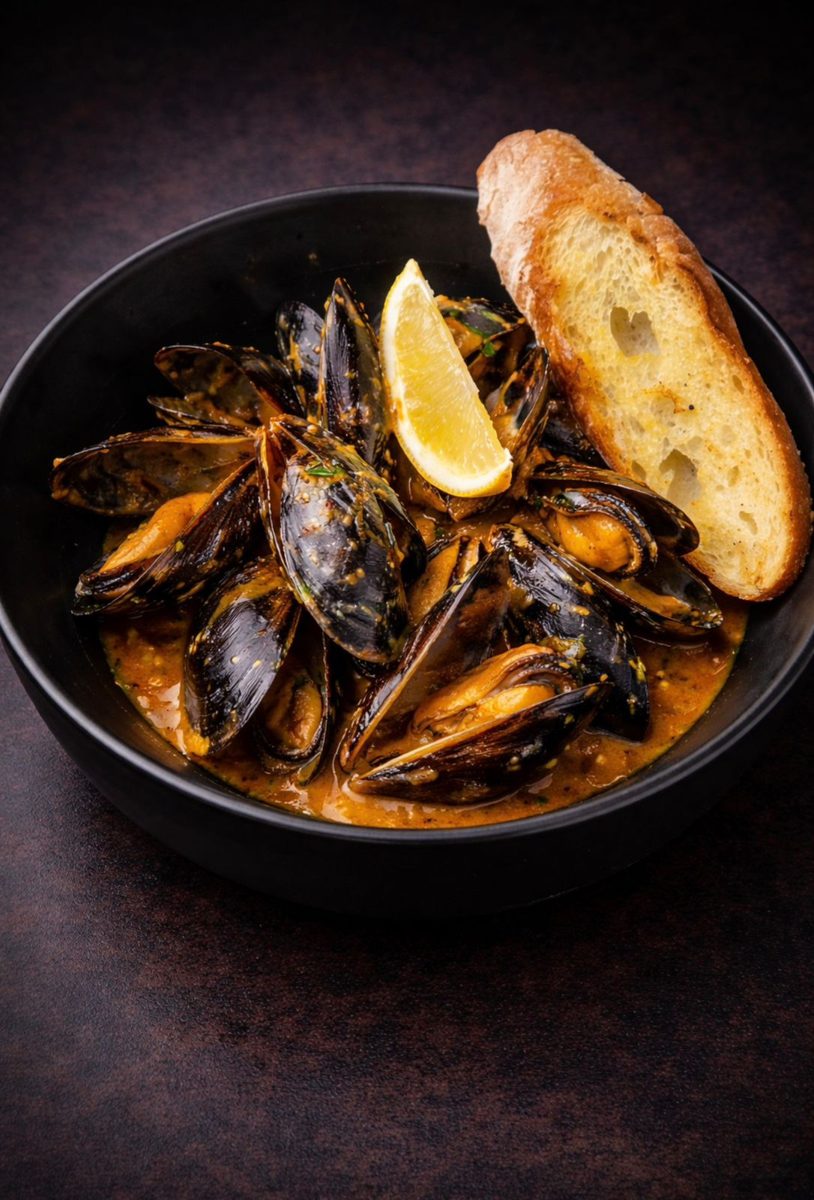 Black Mussels Tom Yum
